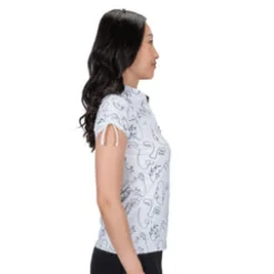 Nancy Lopez Picasso Short Sleeve Polo Clearance