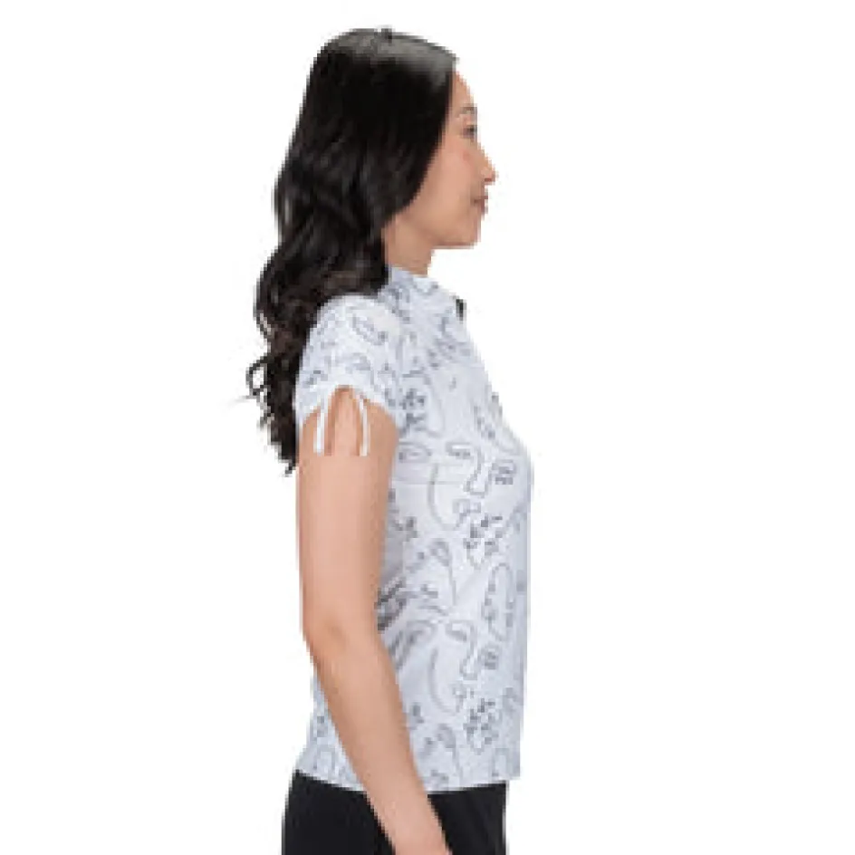 Nancy Lopez Picasso Short Sleeve Polo Clearance