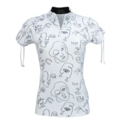Nancy Lopez Picasso Short Sleeve Polo Clearance
