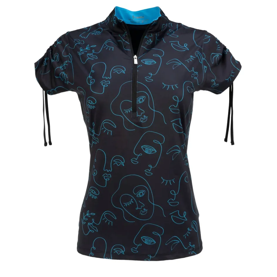 Nancy Lopez Picasso Short Sleeve Polo Clearance