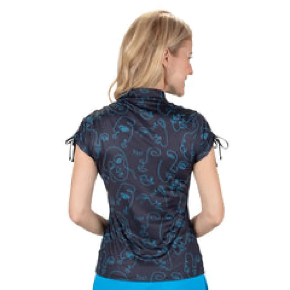 Nancy Lopez Picasso Short Sleeve Polo Clearance