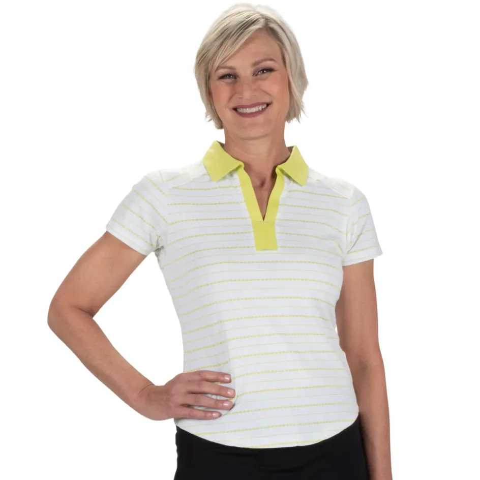 Nancy Lopez Point Short Sleeve Polo Hot
