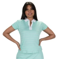 Nancy Lopez Point Short Sleeve Polo Hot