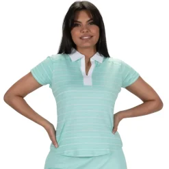 Nancy Lopez Point Short Sleeve Polo Hot
