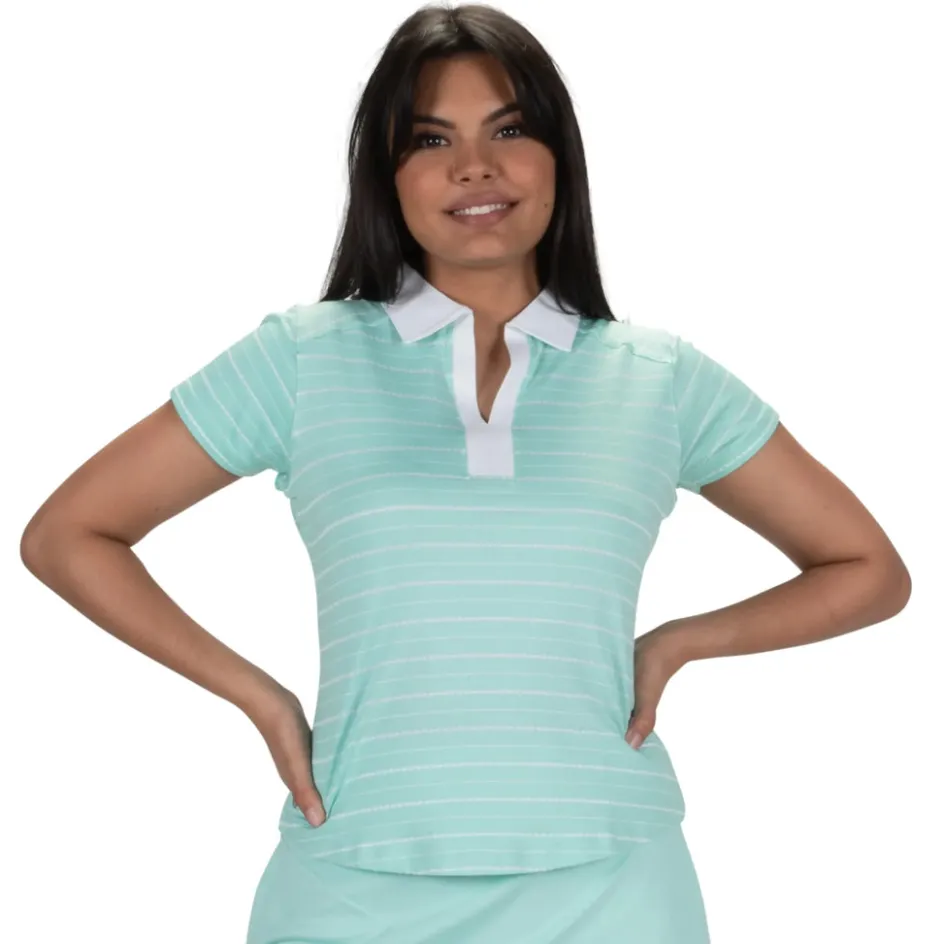 Nancy Lopez Point Short Sleeve Polo Hot