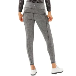 Nancy Lopez Power Legging Black Heather New