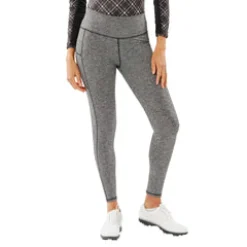 Nancy Lopez Power Legging Black Heather New