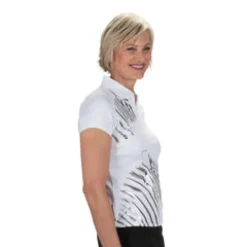 Nancy Lopez Safari Short Sleeve Polo Clearance
