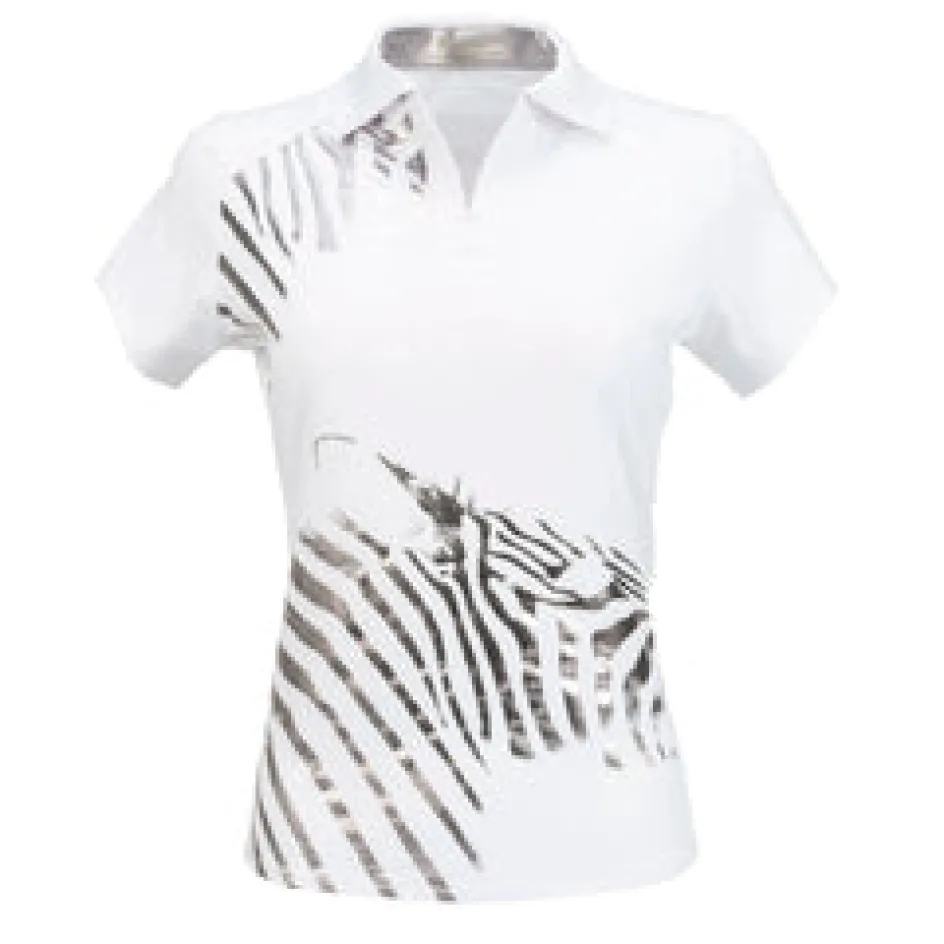 Nancy Lopez Safari Short Sleeve Polo Clearance