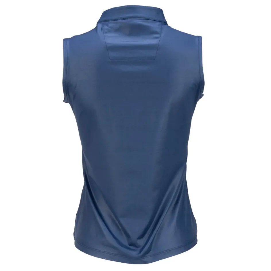 Nancy Lopez Shine Sleeveless Polo New