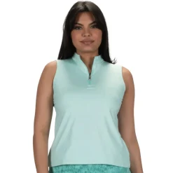 Nancy Lopez Shine Sleeveless Polo New