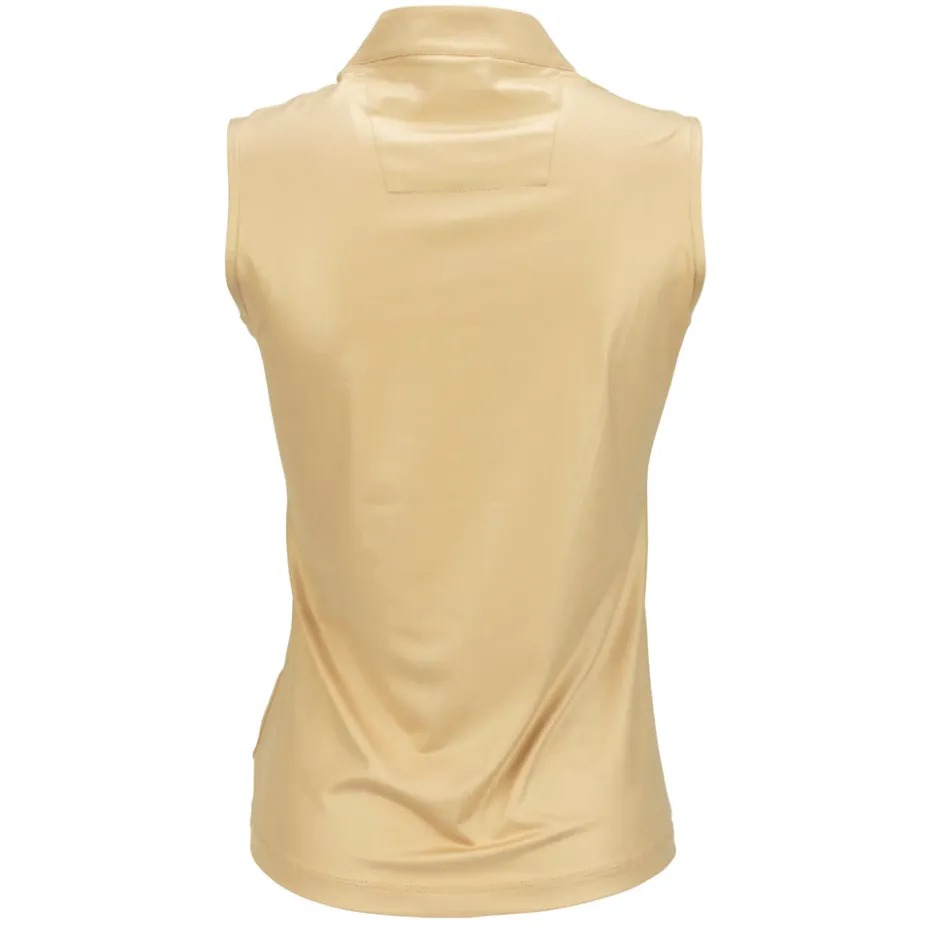 Nancy Lopez Shine Sleeveless Polo New