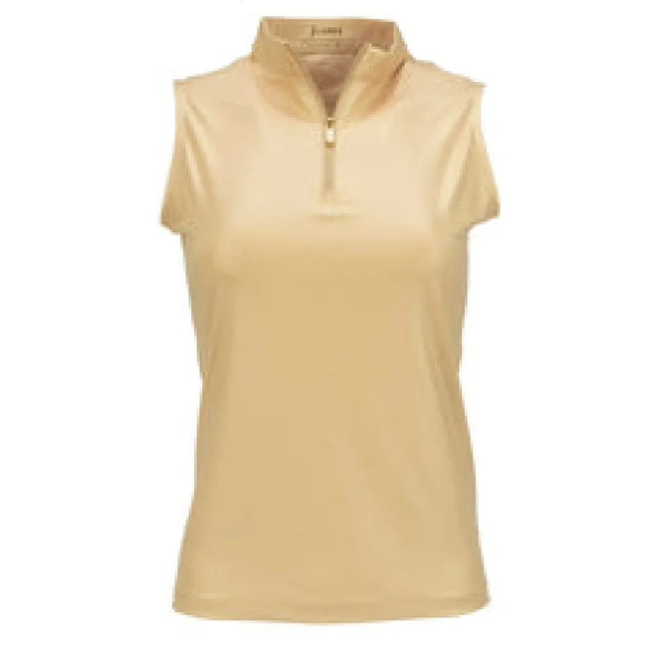 Nancy Lopez Shine Sleeveless Polo New