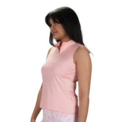 Nancy Lopez Shine Sleeveless Polo New