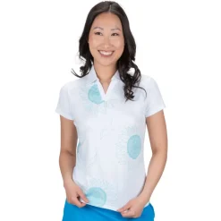 Nancy Lopez Sunny Short Sleeve Polo New
