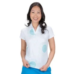 Nancy Lopez Sunny Short Sleeve Polo New