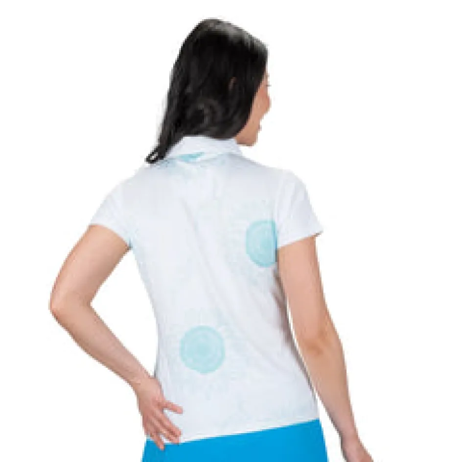 Nancy Lopez Sunny Short Sleeve Polo New