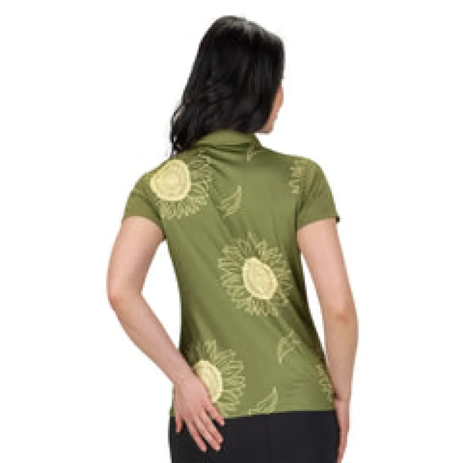 Nancy Lopez Sunny Short Sleeve Polo New