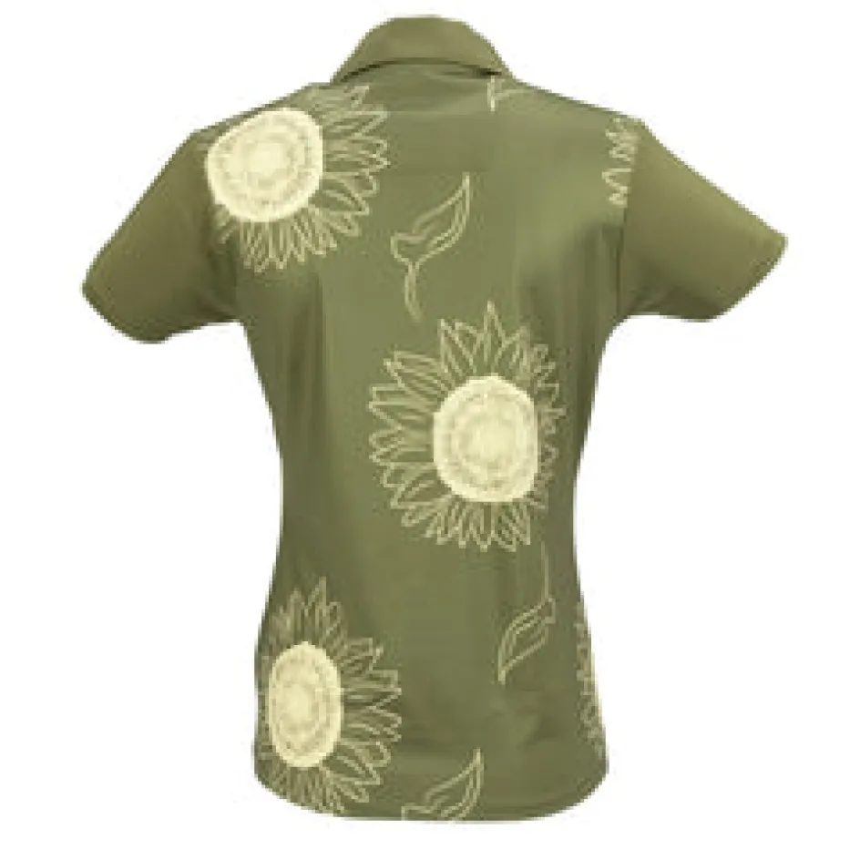 Nancy Lopez Sunny Short Sleeve Polo New