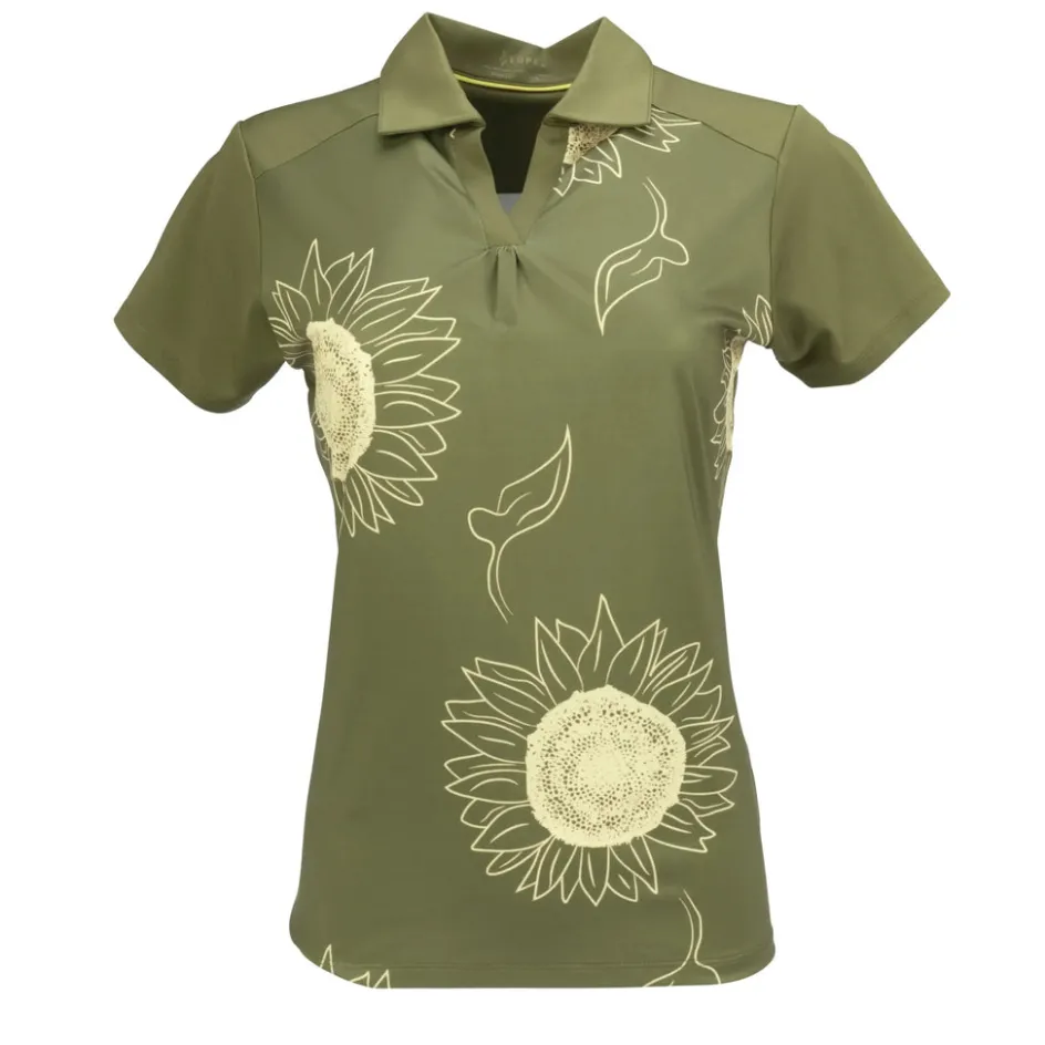 Nancy Lopez Sunny Short Sleeve Polo New