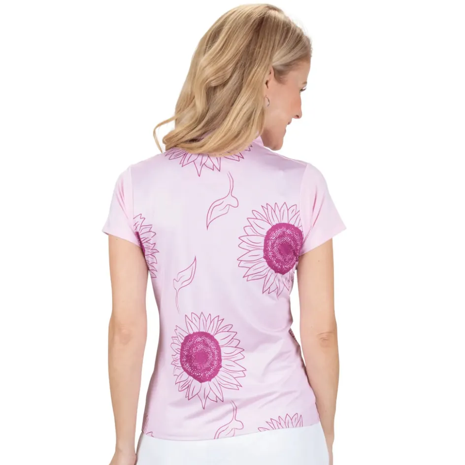 Nancy Lopez Sunny Short Sleeve Polo New
