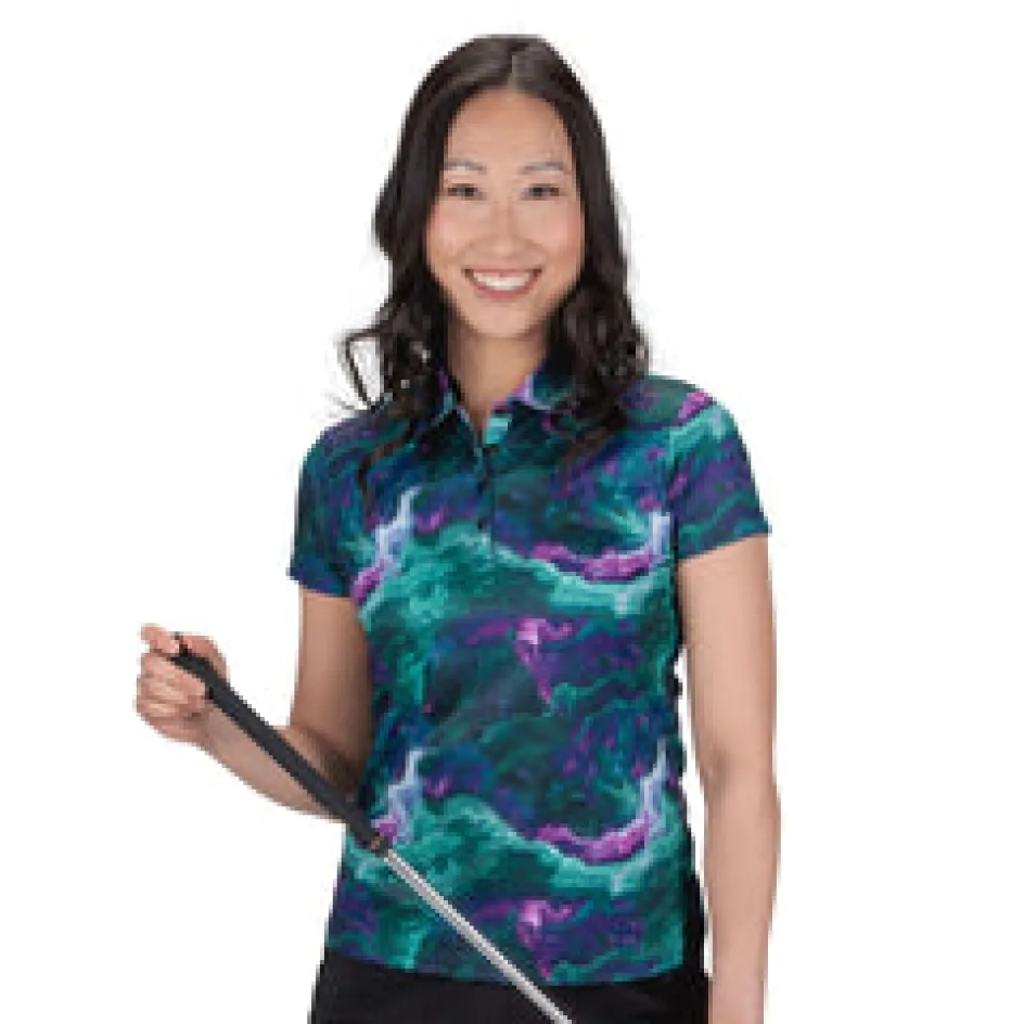 Nancy Lopez Supra Short Sleeve Polo Hot