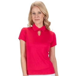 Nancy Lopez Swagger Short Sleeve Polo Discount