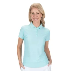 Nancy Lopez Tempo Short Sleeve Polo New