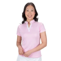 Nancy Lopez Vine Short Sleeve Polo New