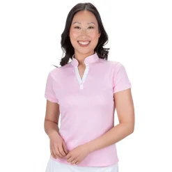 Nancy Lopez Vine Short Sleeve Polo New