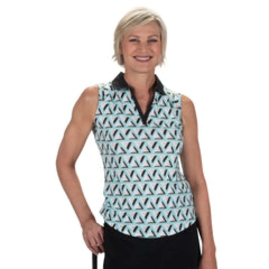 Nancy Lopez Yuma Sleeveless Polo Outlet