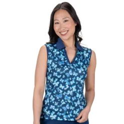Nancy Lopez Butterfly Sleeveless Polo Best